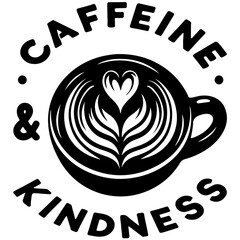 Trendy Espresso and Latte Cup Vector Designs for Coffee Lovers and Minimalist Coffee Vector Illustration - Ideal for Barista and Cafe Branding