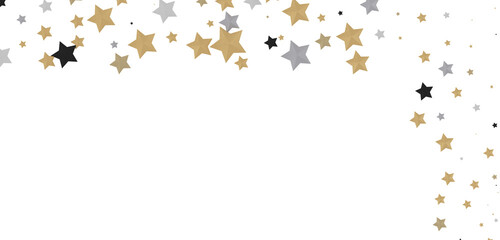 Golden Rainfall: Lose Yourself in a Mesmerizing 3D Stars Downpour