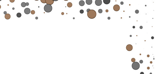  Multicolored confetti on white