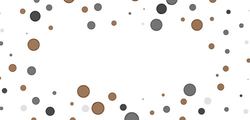  Multicolored confetti on white