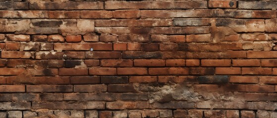 Fototapeta premium Aged brick wall Background