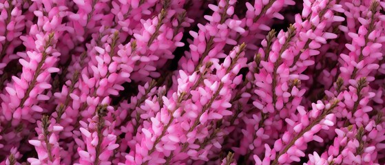 Obraz premium Attractive pink Calluna