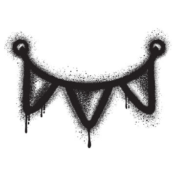 recommend clip art: flag graffiti with spray paint