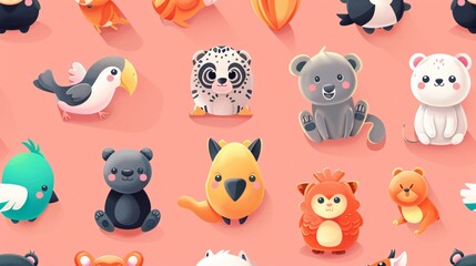 a wrapping wallpaper concept with of cute wallpaper