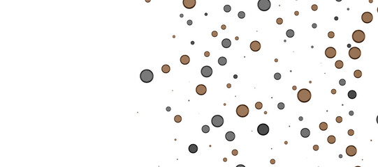 Enchanting Delight: Spectacular 3D Illustration Showcasing Enchanting gold Confetti