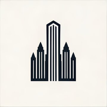illustration of a logo highrise bilding