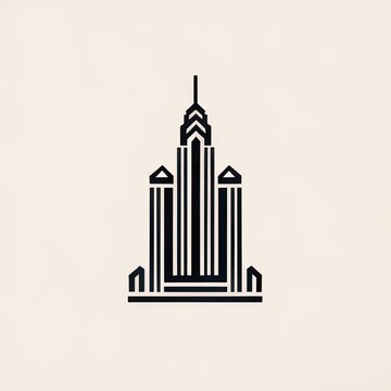 illustration of a logo highrise bilding