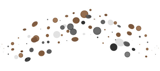 Glittering Triumph: Mind-Blowing 3D Illustration of gold  Confetti Celebration