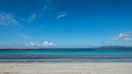 Sardinia May 2024: Platamona beach, Sassari, Sardinia, Italy
