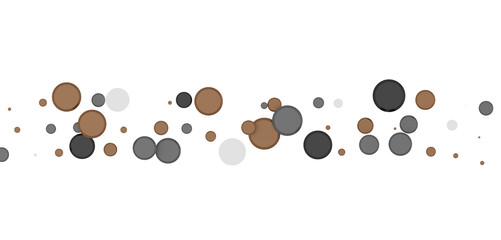  Colorful confetti on white background