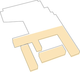 Hand made vector Architecture Sustainability diagram  