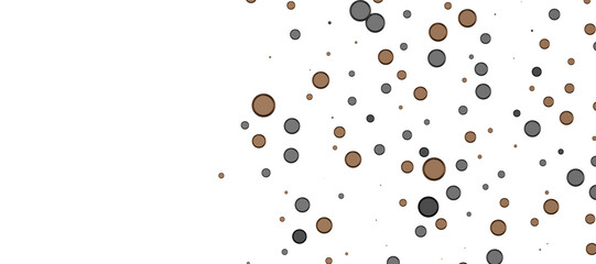 gold  Burst: Astonishing 3D Illustration of Bursting gold Confetti