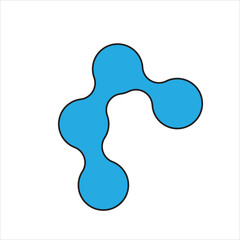 illustration of a drop, and metaball