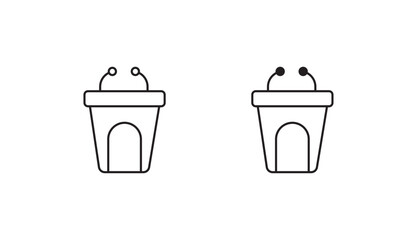 Speech Dise icon design with white background stock illustration