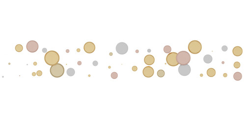 Joyful Deluge: Brilliant 3D Illustration Showcasing an Overflow of gold Confetti