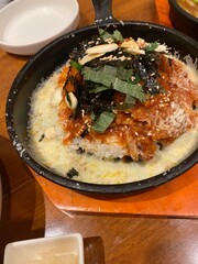 한국에서 먹은 점심 - 닭갈비 볶음밥