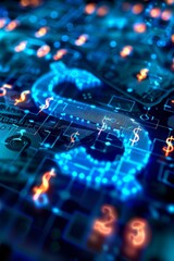 Financial Growth and Currency Trends - Detailed Background with Digital Chart Showing Upward Movement and Currency Symbols