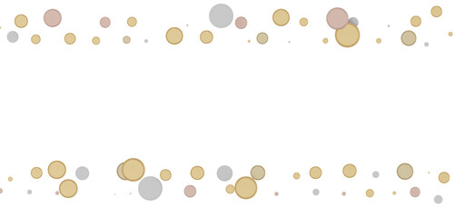 Joyful Deluge: Brilliant 3D Illustration Showcasing an Overflow of gold Confetti