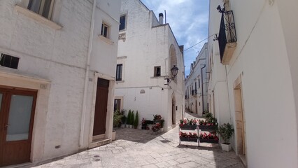Fototapeta premium I vicoli di Locorotondo in Puglia Italia 