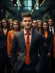 group of business people