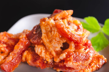 味付き牛バラ肉