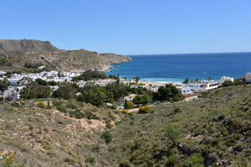 Village of Agua Amarga in Cabo de Gata Natural Park in