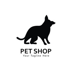 Pet shop simple logo