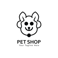 Pet grooming company logo