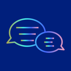 Chat Bubbles Icon Design