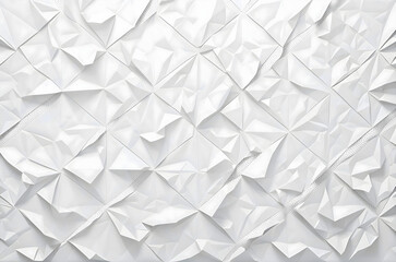 Abstract Geometric White Polygons Texture Modern Design