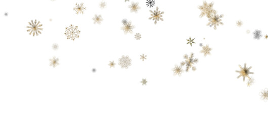 Gentle Snow Drift: Mind-Blowing 3D Illustration of Falling Holiday Snowflakes
