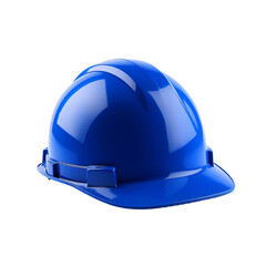Fototapeta premium blue hard hat isolated