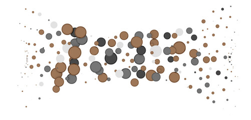 Multicolored paper confetti on transparent background. Realistic confetti flying. Colorful scattered items to holiday decorations.