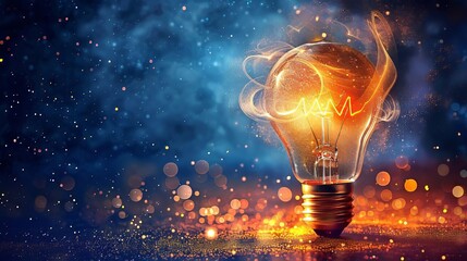 Spark Innovation Light Bulb