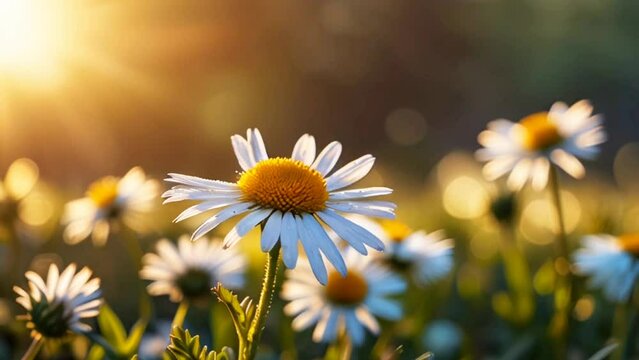 Aesthetic flower portraits that are suitable for backgrounds with smooth looping video quality