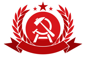 logo of socialist political party vector art illustration 