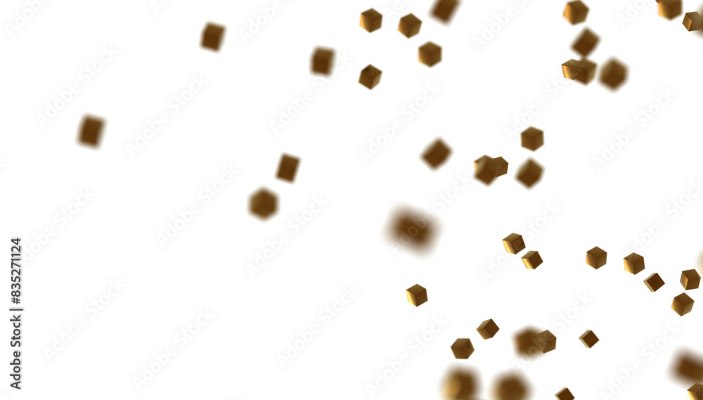 Poster abstract lines with dots over dark background.