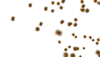 abstract lines with dots over dark background.