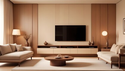 living room with fireplace