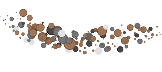 Enchanting Euphoria: Breathtaking 3D Illustration of Enchanting gold Confetti