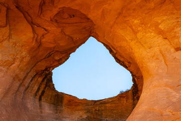 Hope Arch, Natural Arch in North Eastern Arizona, Amercia, USA.