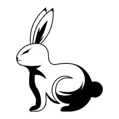 rabbit icon or vector
