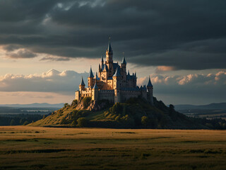 Obraz premium castle on the horizon