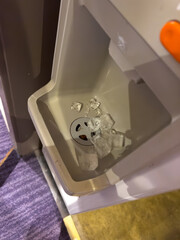 close up view of an ice machine inside a hotel