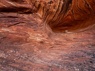 Desert landscapes in North Eastern Arizona, America, USA.