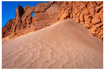 Desert landscapes in North Eastern Arizona, America, USA.