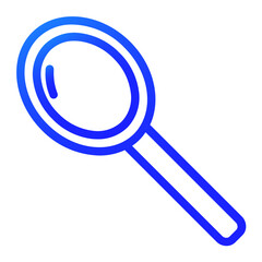 magnifying glass gradient icon style