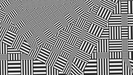 Abstract background for  wallpapers and designs.Backdrop in UHD format 3840 x 2160. Black and white pattern.Striped backdrop.