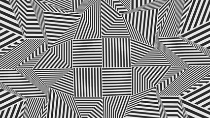 Abstract background for  wallpapers and designs.Backdrop in UHD format 3840 x 2160. Black and white pattern.Striped backdrop.