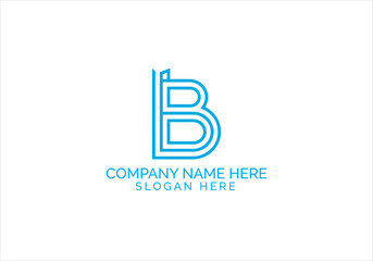 B Letter Company Logo Design